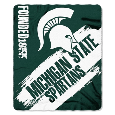 Michigan St Spartans 50"x60" Painted Fleece Throw
