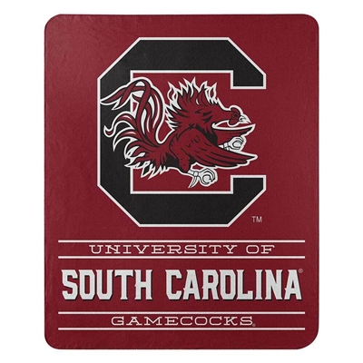 South Carolina Gamecocks 50"x60" Control Design Fleece Throw