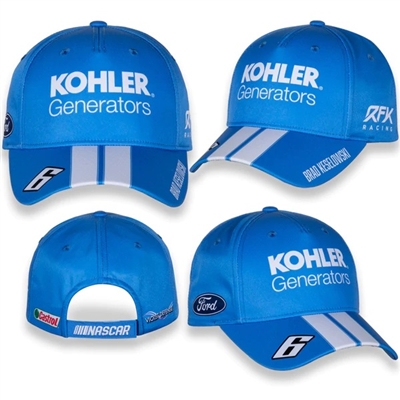 2022 Brad Keselowsk #6 Kohler Generators RFK Team Uniform Hat