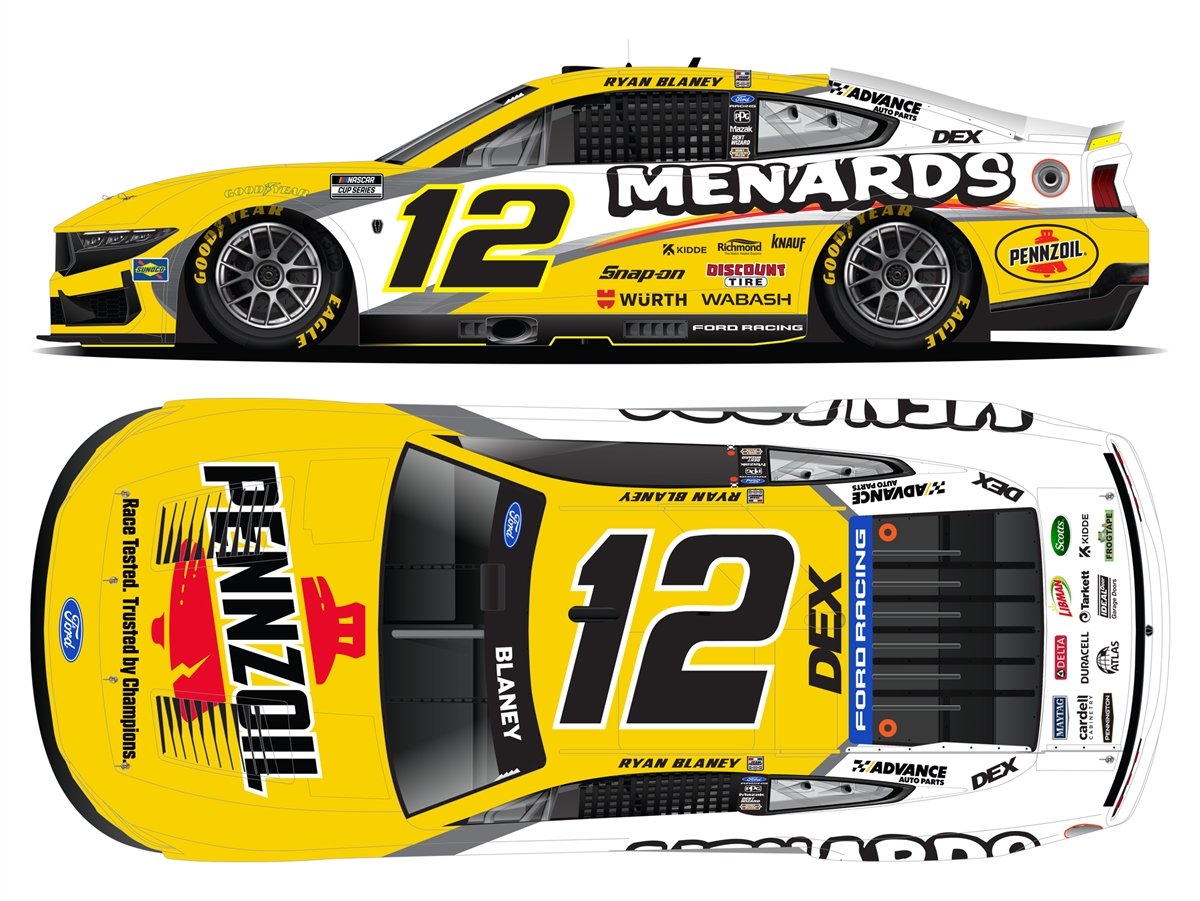 **Preorder**RYAN BLANEY 2026 MENARDS PENNZOIL 1:24 ARC DIECAST