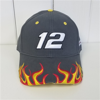 Ryan Blaney #12 Grey Flame Bill Penske Racing Hat