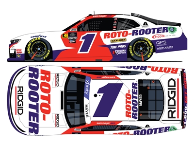 2024 Sam Mayer #1 Roto-Rooter 1/64 Scale